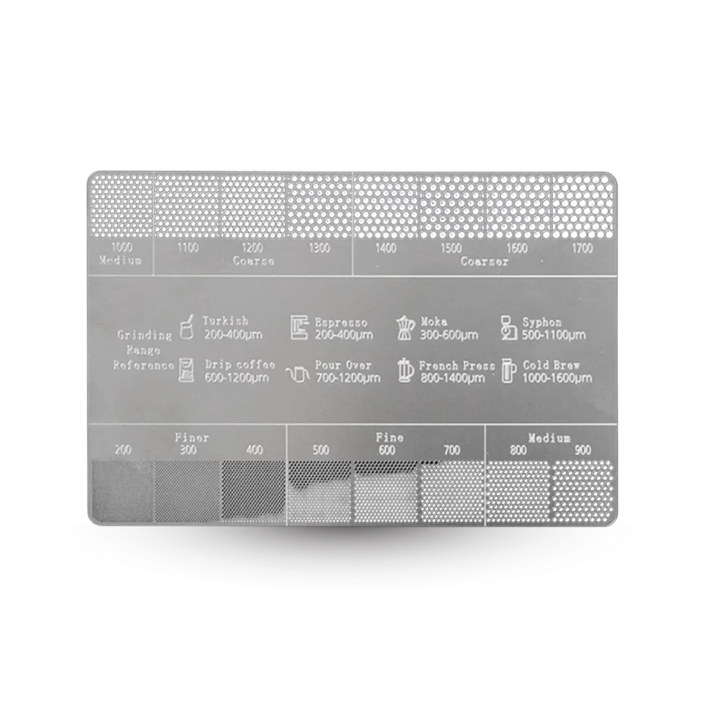 Stainless Steel Coffee Measuring Card