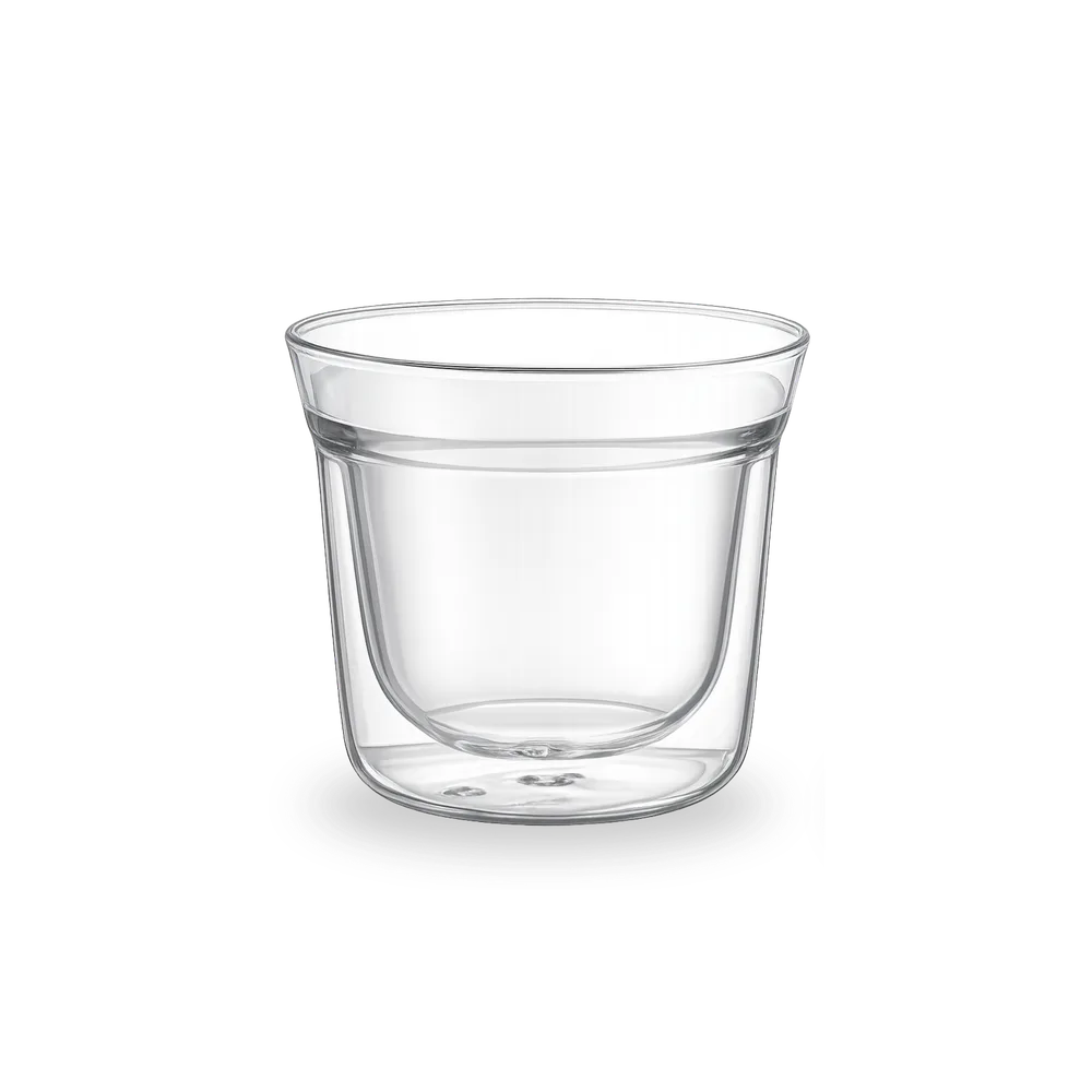 Crystal Double-Wall Glass Cup — 180ml